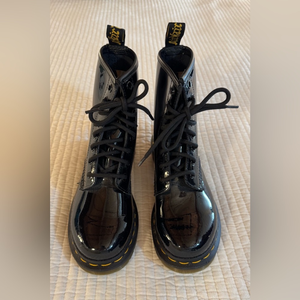 Dr. Martens Boots - Black Patent - Doc Martens Sz 5 - NEW!